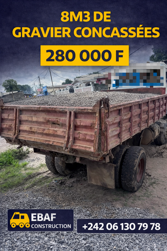 Gravier Concassées 8 m³