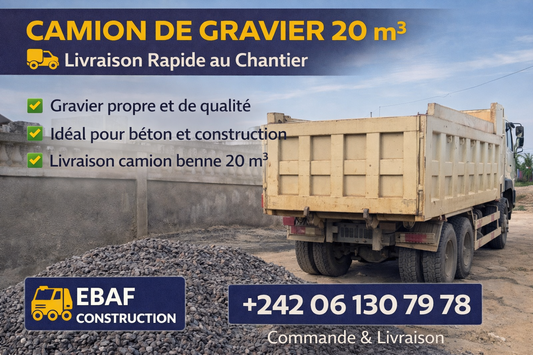Camion de gravier 20 m³